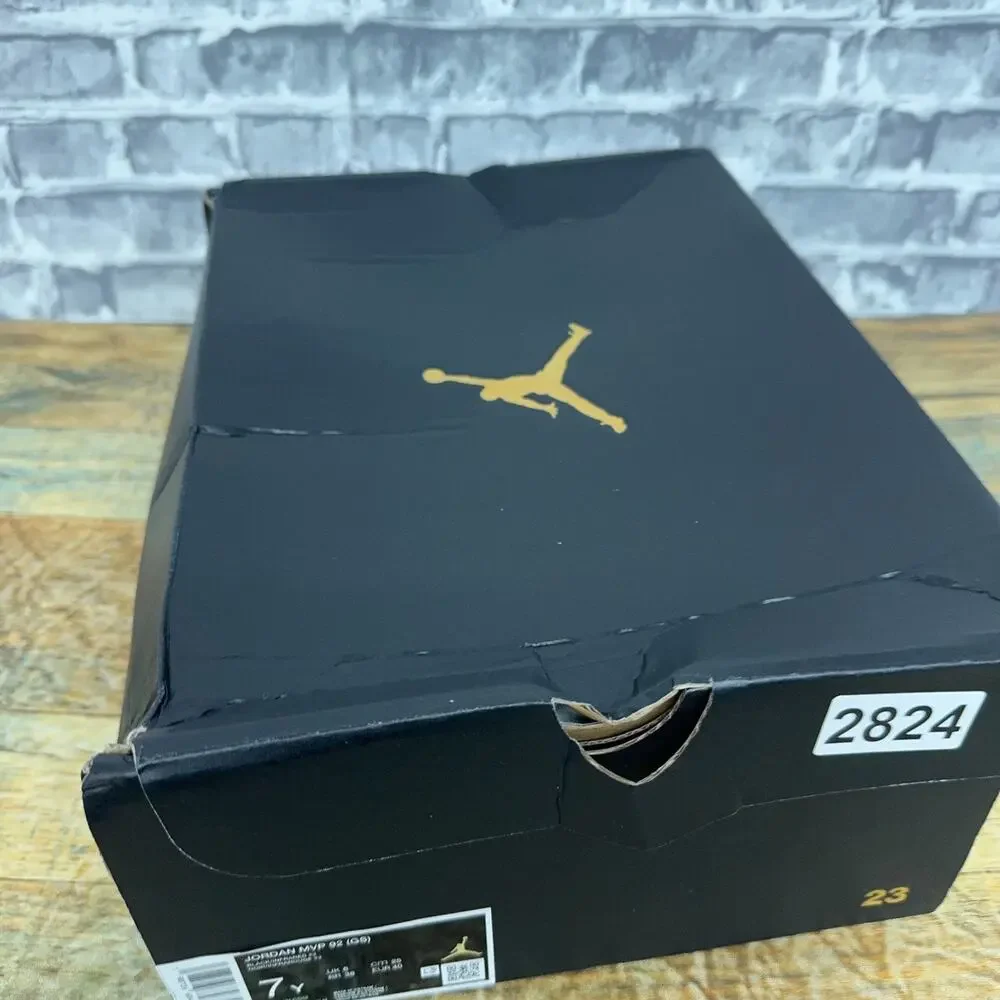 Nike Air Jordan MVP 92 Black Infrared 23 HQ4427-003 Youth GS 7Y / Womens 8.5 New